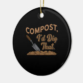 Tuinieren Compost Gardener Gift Keramisch Ornament (Links)