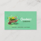Tuinieren Diensten Waterverf kunst Visitekaartje (Voorkant)