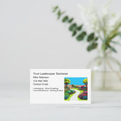 Tuinieren en Landscaping Visitekaartjes (Staand voorkant)