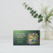 Tuinieren en landschapsarchitectuur visitekaartje (Staand voorkant)