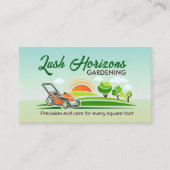 Tuinieren Gazon Care Landscaping Visitekaartje (Voorkant)