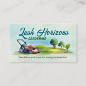 Tuinieren Gazon Care Landscaping Visitekaartje (Voorkant)
