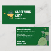 tuinieren gazon zorg gras visitekaartje (Voorkant / Achterkant)