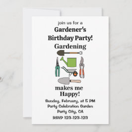 Tuinieren Gereedschap Tuinieren Tuinier Verjaardag Kaart