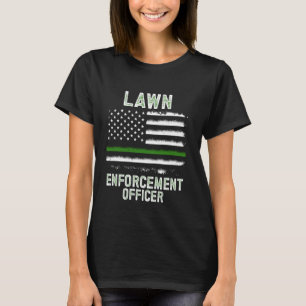 Tuinieren grasmaaier Amerikaanse vlag gazon handha T-shirt