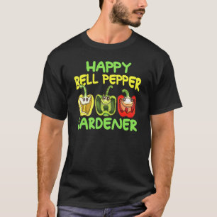 Tuinieren Humor Gelukkige Paprika Tuinder T-shirt