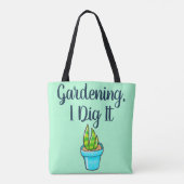 Tuinieren, ik pikte het sappig tote bag (Achterkant)