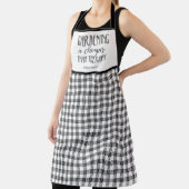 Tuinieren is goedkoper dan therapie grappige tuinm schort (Insitu)