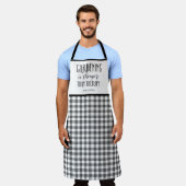 Tuinieren is goedkoper dan therapie grappige tuinm schort (Gedragen)