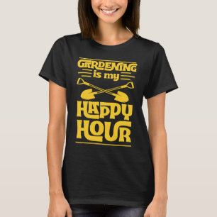 Tuinieren Is Mijn Gelukkige Uur Grappige Schattige T-shirt
