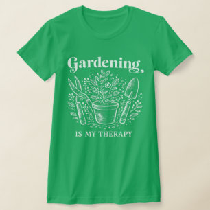 Tuinieren Is Mijn Therapie T-shirt