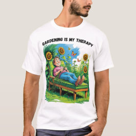 Tuinieren Is Mijn Therapie T-Shirt