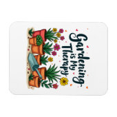 Tuinieren is mijn Therapy Gardener Plant Magneet (Horizontaal)