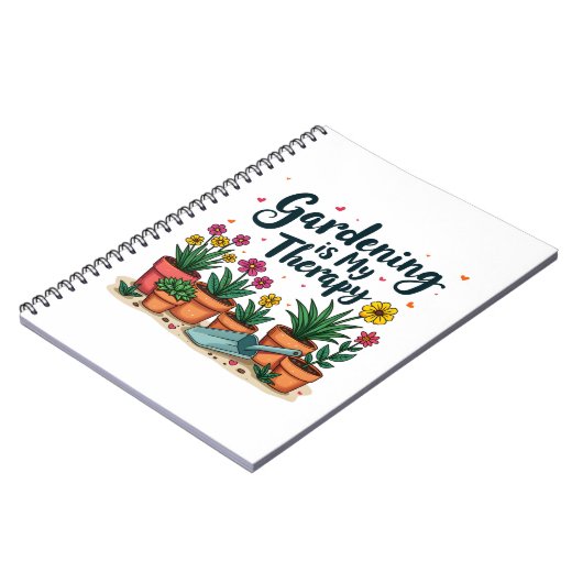 Tuinieren is mijn Therapy Gardener Plant Notitieboek (Linkerzijde)