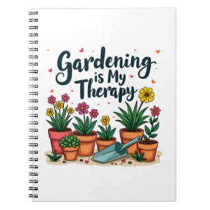 Tuinieren is mijn Therapy Gardener Plant Notitieboek