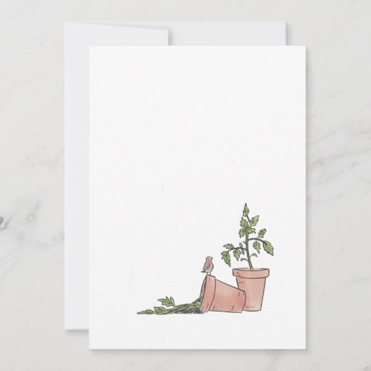 Tuinieren Kaart (Achterkant)