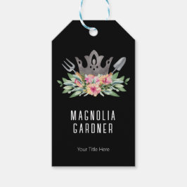Tuinieren Kroon Boho Chic Waterverf Gereedschap Bl Cadeaulabel