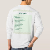 Tuinieren & Landscaping Solutions Visitekaartje T-shirt (Achterkant)