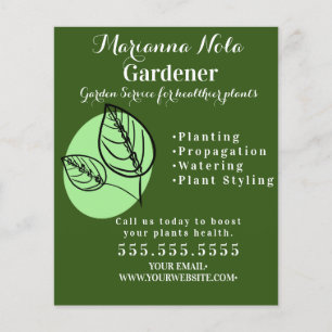 Tuinieren Landschapsarchitect Tuinman Planten Zake Flyer