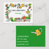 Tuinieren, Landschapsarchitectuur, Buiten, Tuin, n Visitekaartje (Voorkant / Achterkant)