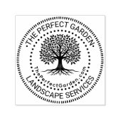 Tuinieren Landschapsdiensten Naam Initiaal URL Zelfinktende Stempel (Design)