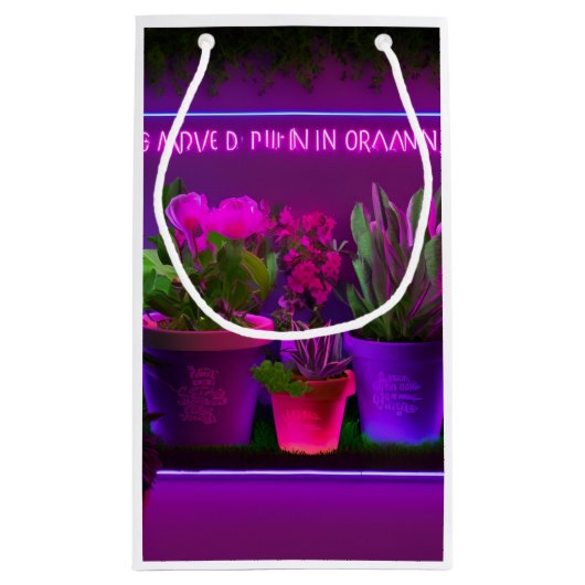 Tuinieren Liefhebber Design met Punny Gezegden Klein Cadeauzakje (Achterkant)