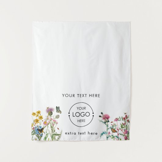 Tuinieren Logo Pop Up Shop Table Runner Sign Wandkleed (Voorkant)