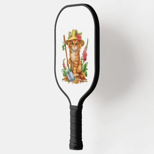 Tuinieren met katten pickleball paddle (Links)