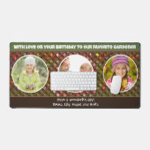 Tuinieren Multi Foto Verjaardag Creëer Uw Eigen Bureaumat (Keyboard & Muis)