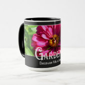 Tuinieren - Omdat moord slecht grappig gezegde is Mok (Voorkant links)