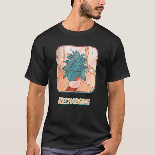 Tuinieren Oplaadbare Plant T-shirt (Voorkant)