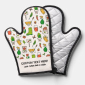 Tuinieren Patroon, Gift voor Tuinier Aangepaste Te Ovenwant (Voorkant / Achterkant)