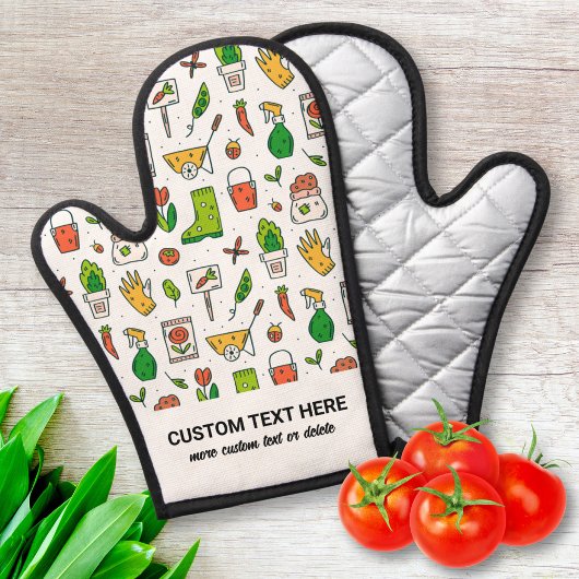 Tuinieren Patroon, Gift voor Tuinier Aangepaste Te Ovenwant