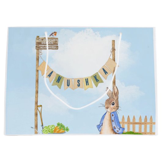 Tuinieren Peter het Konijn Groot Cadeauzakje (Voorkant)