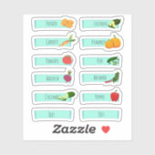 Tuinieren plant labels Custom-Cut Vinyl Sticker (Vel)