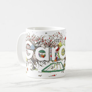 Tuinieren planten en dieren Gepersonaliseerd Koffiemok