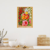  Tuinieren Roos Bloemenzaden Catalogus Poster (Keuken)