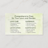 Tuinieren Services - Hand getrokken lijn illustrat Visitekaartje (Achterkant)