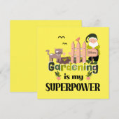 Tuinieren Superpower, Schattigee tuinman (Voorkant / Achterkant)