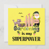 Tuinieren Superpower, Schattigee tuinman (Voorkant)