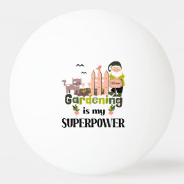 Tuinieren Superpower, Schattigee tuinman Pingpongbal