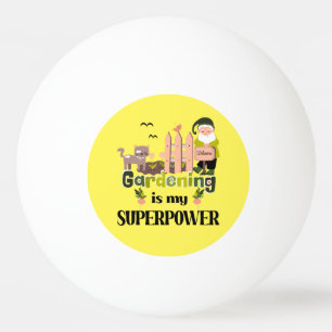 Tuinieren Superpower, Schattigee tuinman Pingpongbal