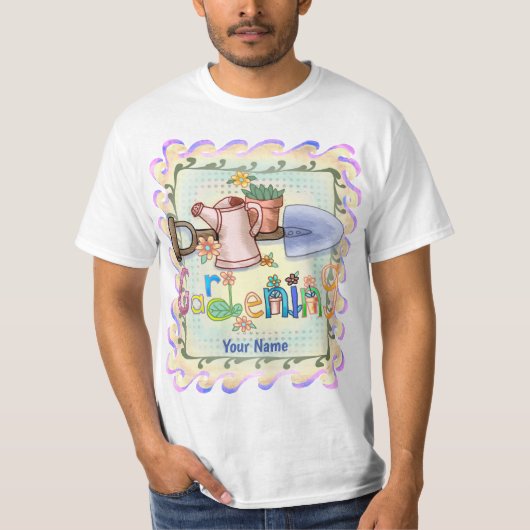Tuinieren t-shirt (Voorkant)