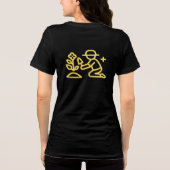 Tuinieren Therapie Tri-Blend Shirt (Achterkant)