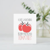 Tuinieren Tomaten Tuinier Gift Briefkaart (Staand voorkant)