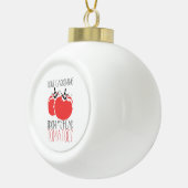 Tuinieren Tomaten Tuinier Gift Keramische Bal Ornament (Rechts)