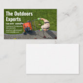 Tuinieren | Tuinman Maait Gazon  Visitekaartje (Voorkant / Achterkant)