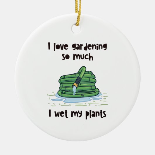 Tuinieren Tuinslang Keramisch Ornament (Voorkant)