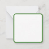 Tuinieren Woorden Patroon Stijlvolle Groene Tuin C Notitiekaartje (Achterkant)