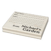 Tuinieren Zaad Bewaren  Rubberstempel (Stempel)